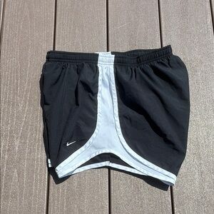 Nike women’s  Black and White Athletic Shorts